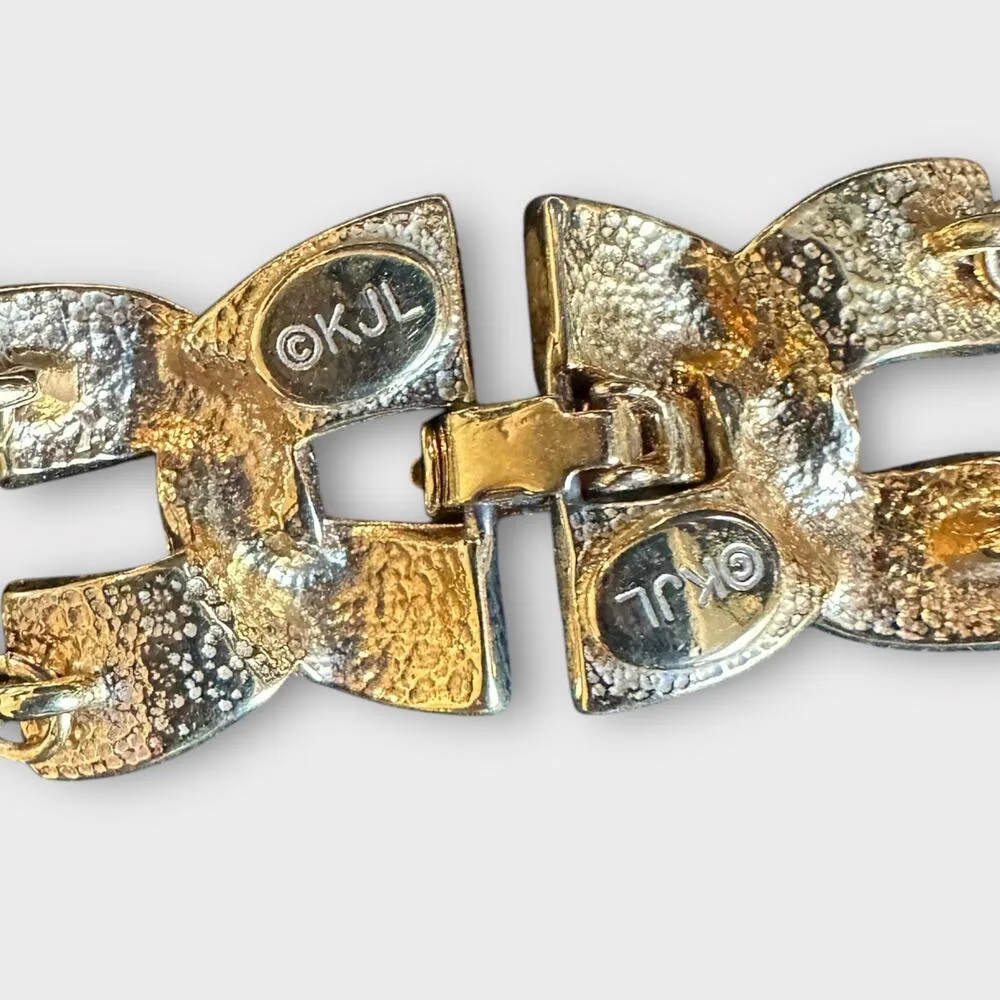 KJL Kenneth Jay Lane Vintage Double Strand Pearl Style Necklace - Image 7