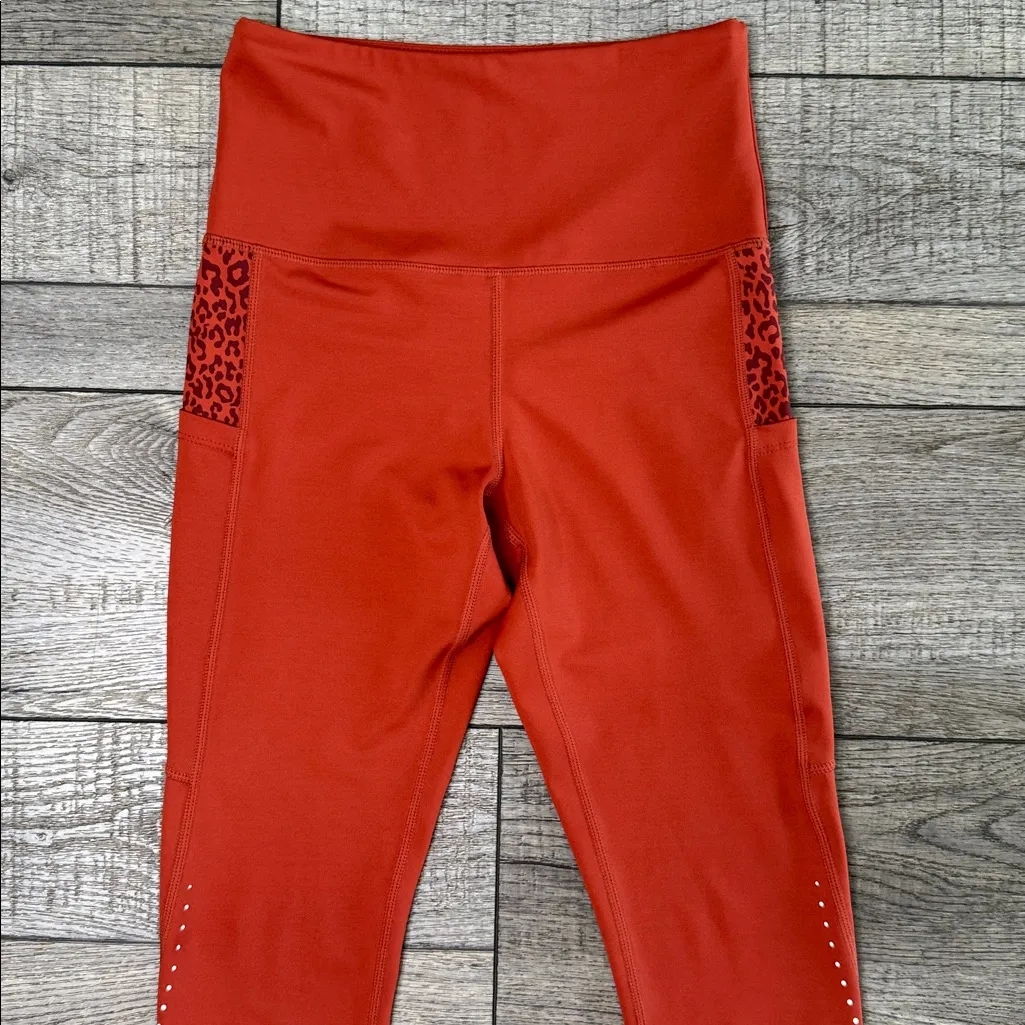 ZYIA Active Burnt Orange Leggings - Image 3