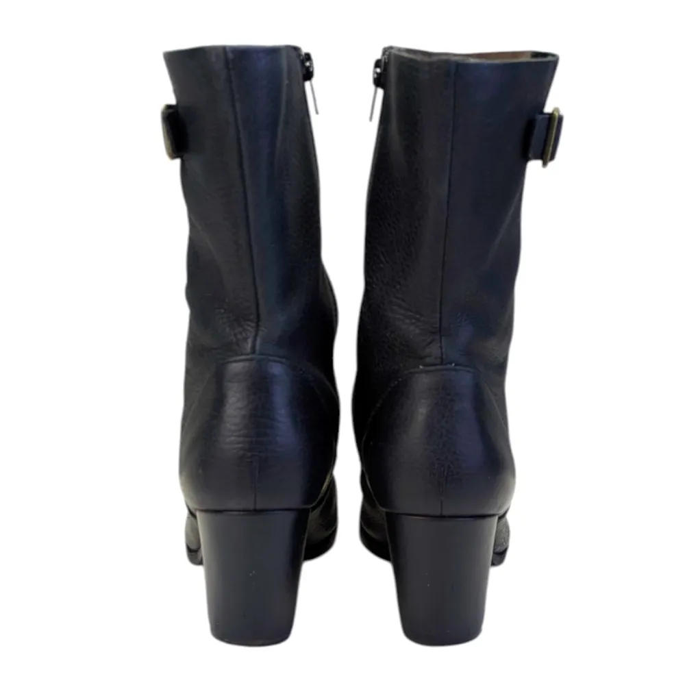 Korks Kork-Ease Midcalf Leather Boots GUC $149 Size 7.5M  S3837 - Image 14