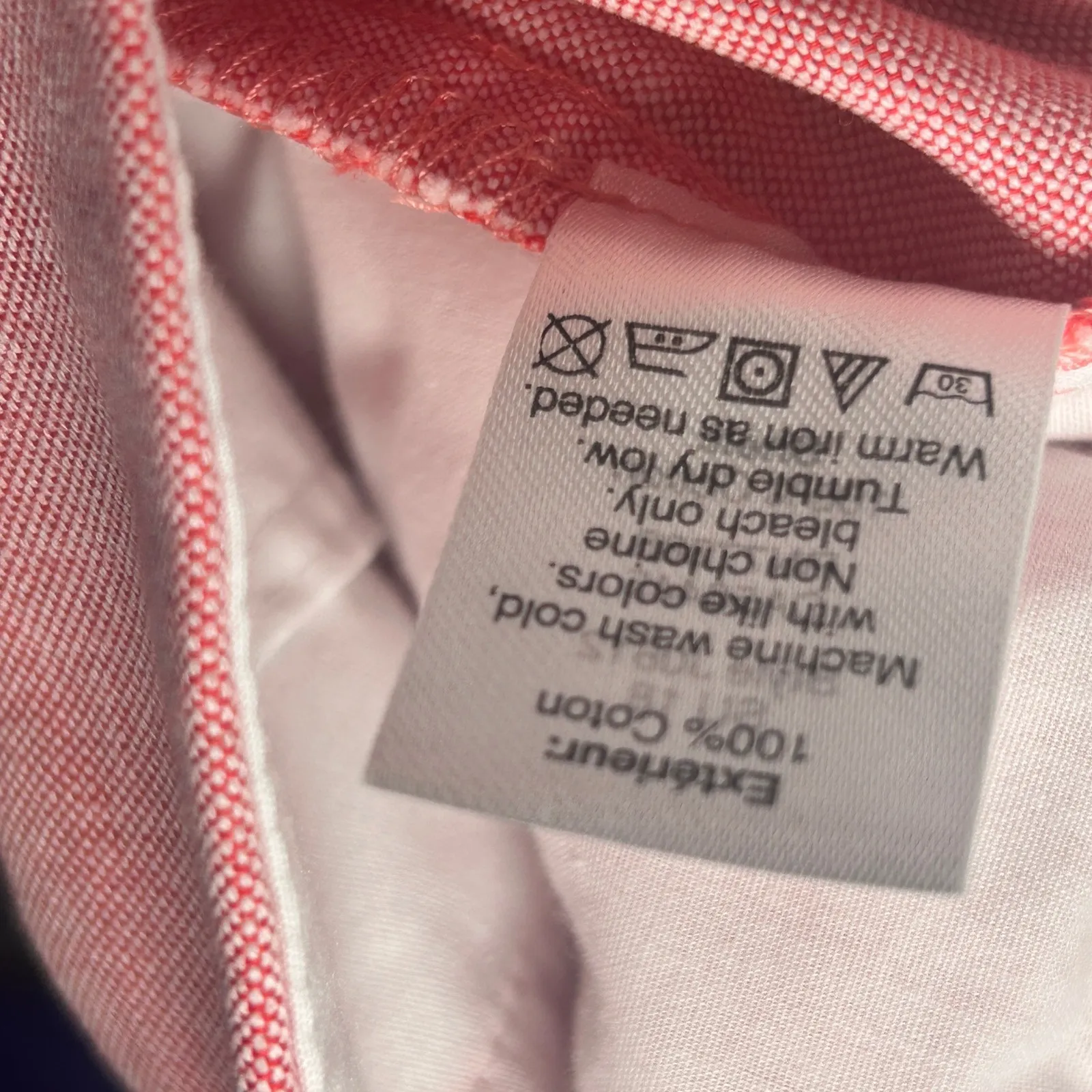 NWT J.Crew Broken-In Cotton Chino 5" Shorts Red Poppy 14 High Rise Summer Casual - Image 7