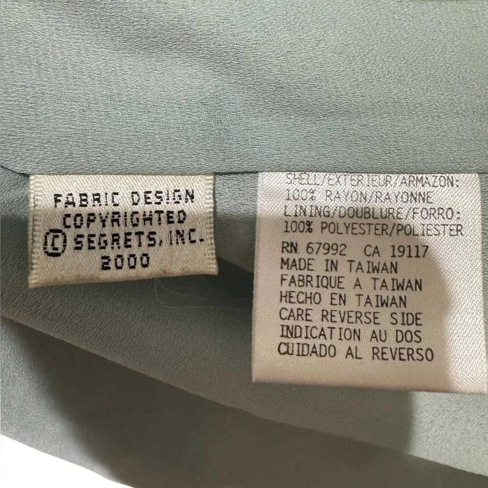 Sigrid Olsen Green Floral Maxi Dress Size 6 Boho Beach Resort Wear - Image 8