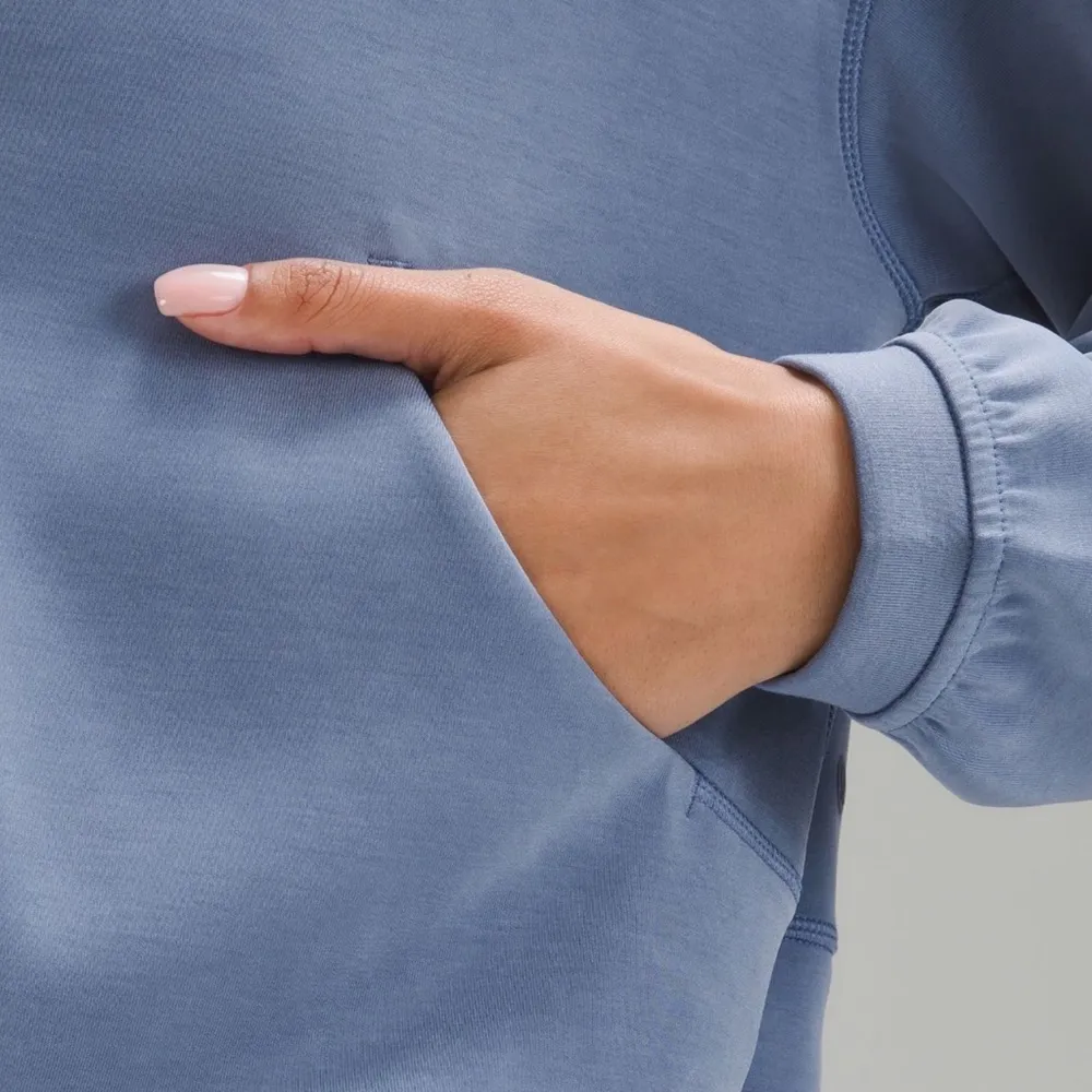 Lululemon Softstreme Full Zip Hoodie Jacket Oasis Blue 12 NWT - Image 4