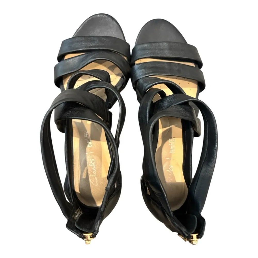 Clarks “Mena Silk” Sandal Black Women’s Size 6.5 - Image 8