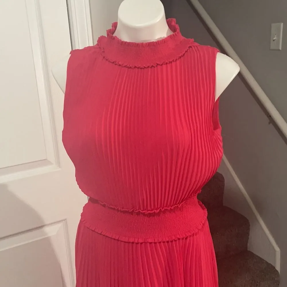 Nanette Lepore Red Asymmetrical Dress - Image 2