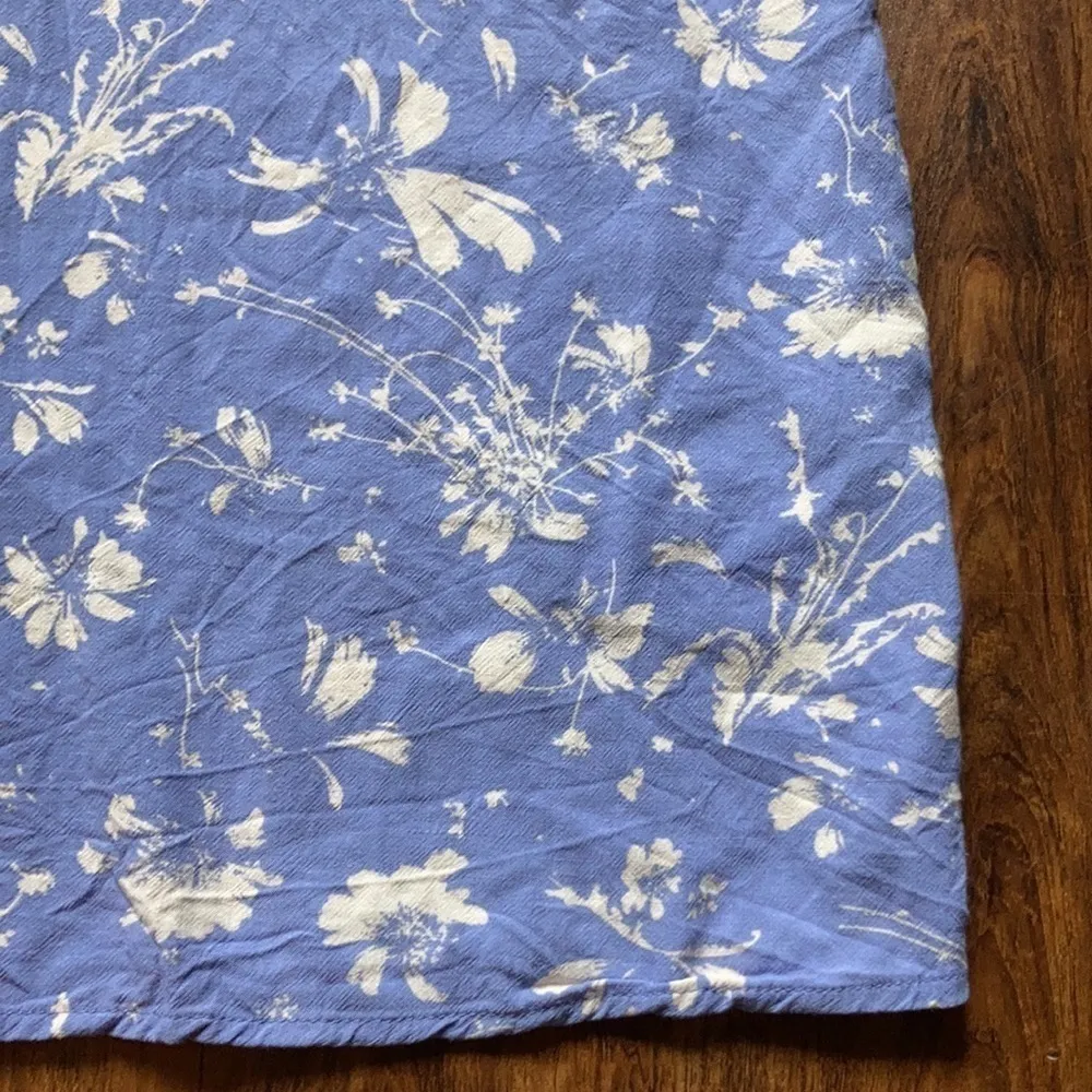 Urban outfitters shirt dress shift dress blue wildflower pattern size small‎ - Image 2