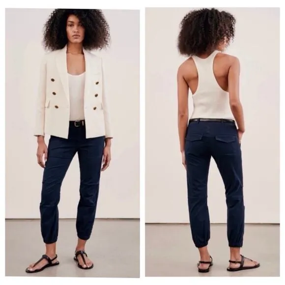 nili lotan cropped military pant dark blue size 2 DR - Image 2