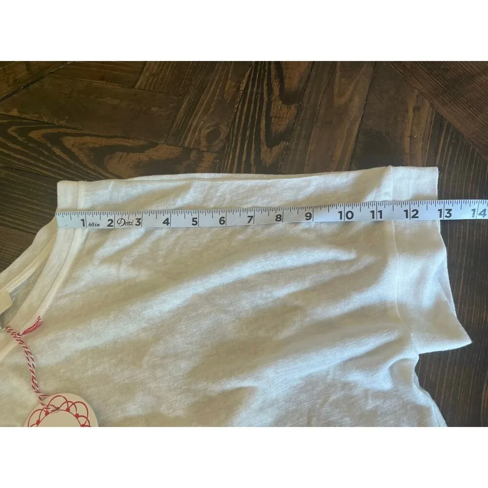 Umgee Oversized Heathered Lace Boxy Sheer Cottagecore Top Women Medium Western - Image 7