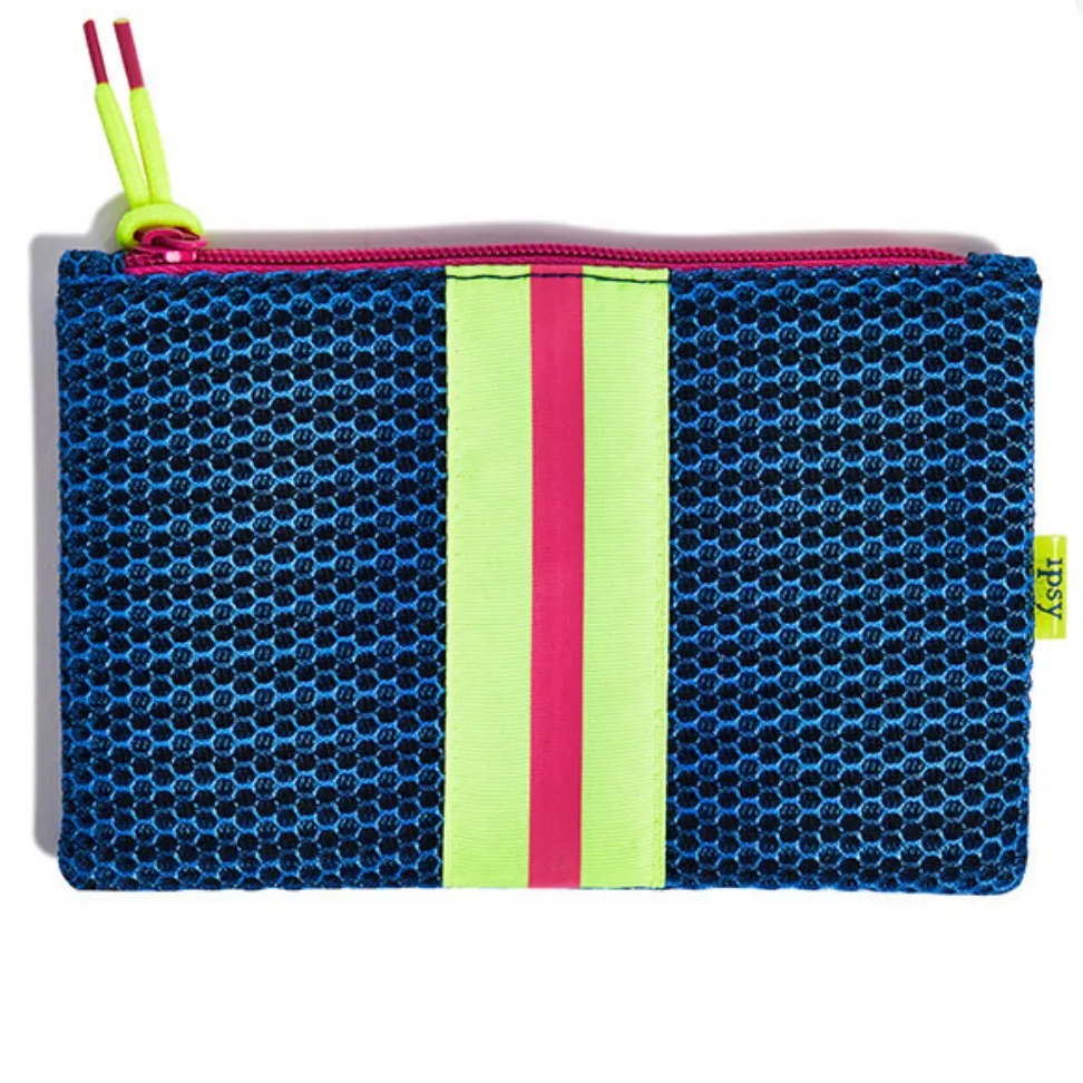 Ipsy  Neon Mesh Glam Cosmetic Clutch Bag - Image 3