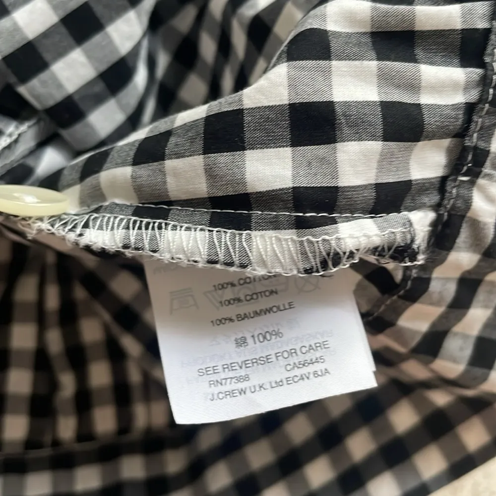 Madewell Short-Sleeve Wrap Top in Gingham Check - Image 14
