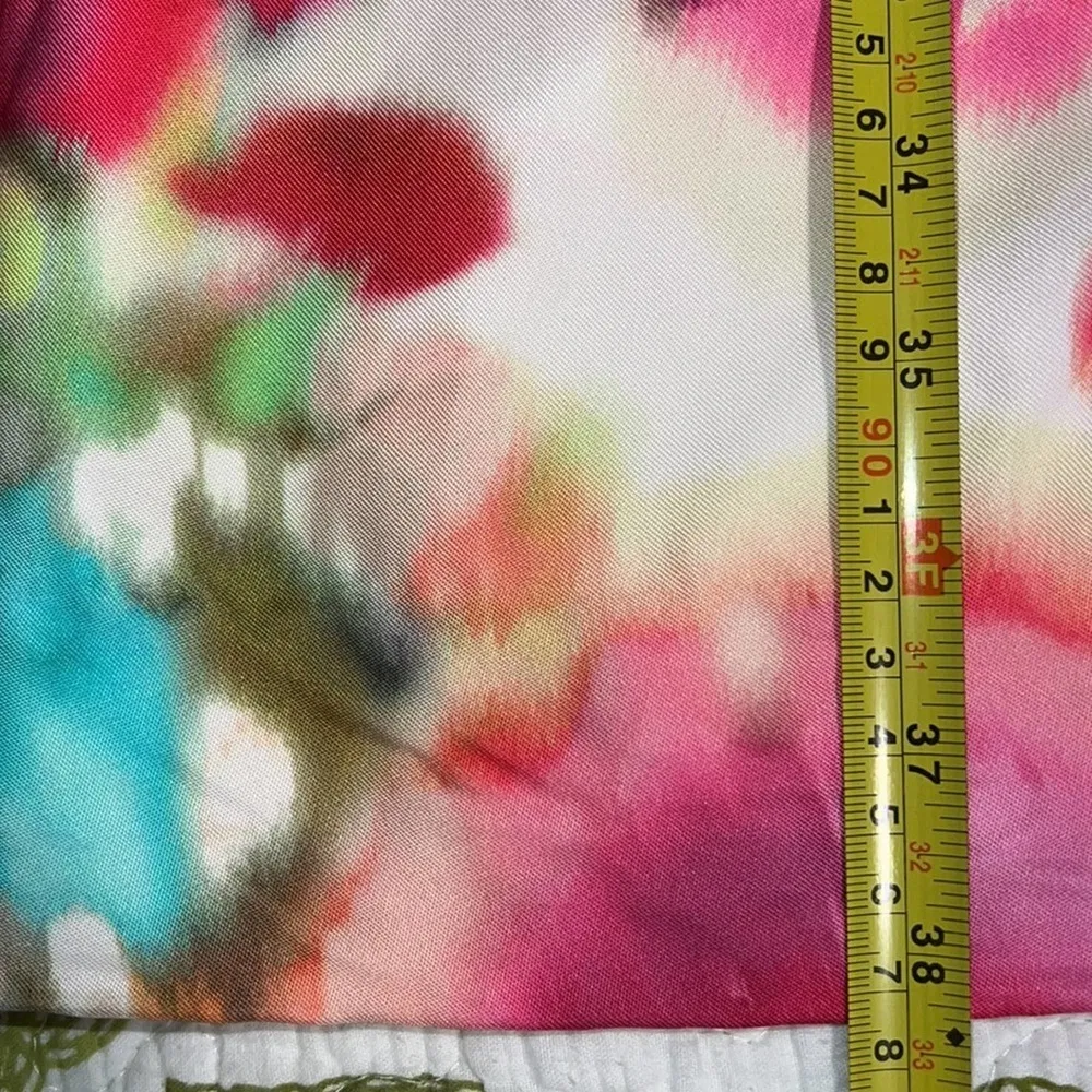 Kate Spade New York women’s size 2 mini dress splotched neon print zip up back - Image 7