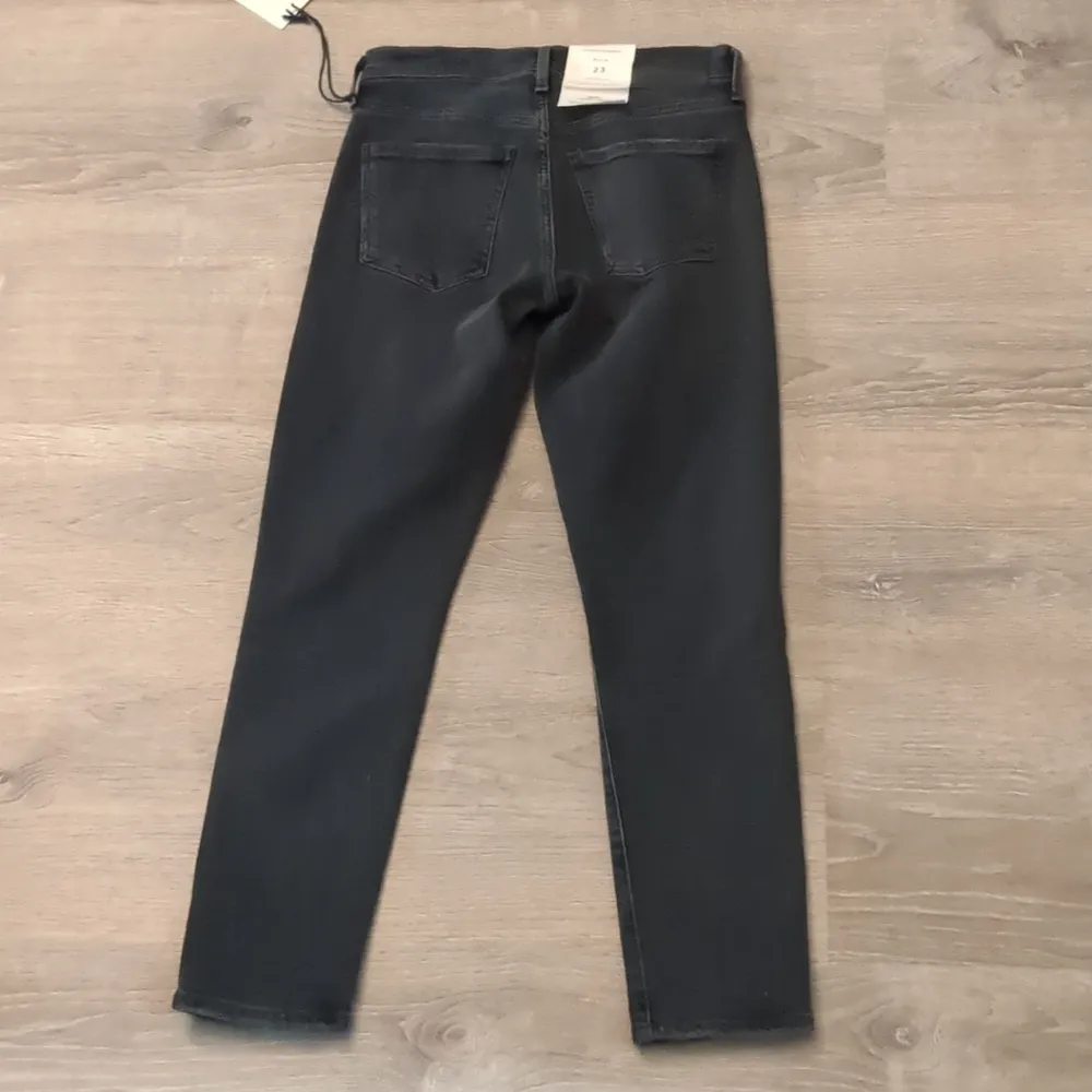 Citizens of humanity black premium vintage Ella mid rise slim jeans size 23 - Image 10