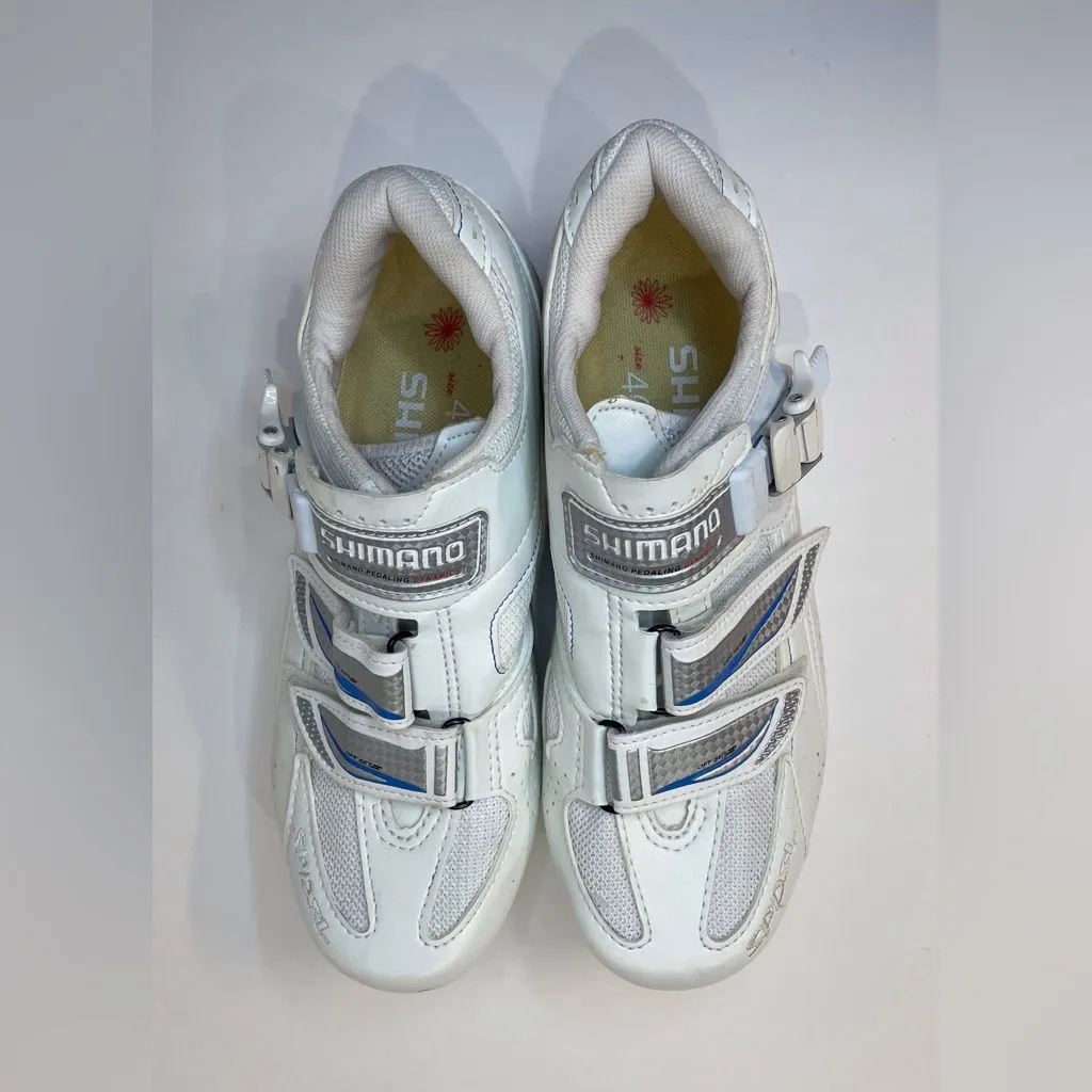Shimano Women’s SPDSL WR41 White Road Cycling Shoes‎ Size 8 (EU 40) - Image 4