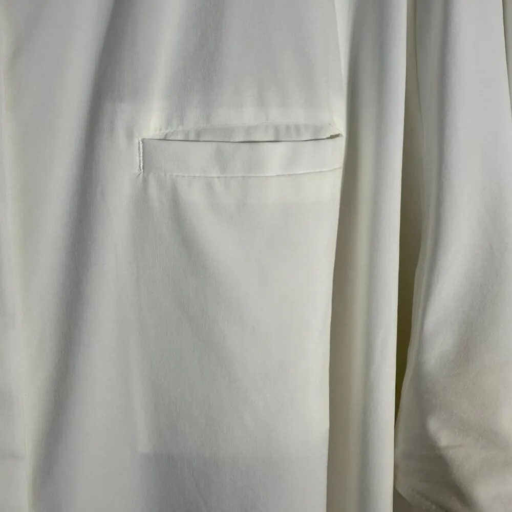 Athleta Urbanite 2.0 Button Down Top Shirt Blouse Women's 3X White Relaxed NWT - Image 10