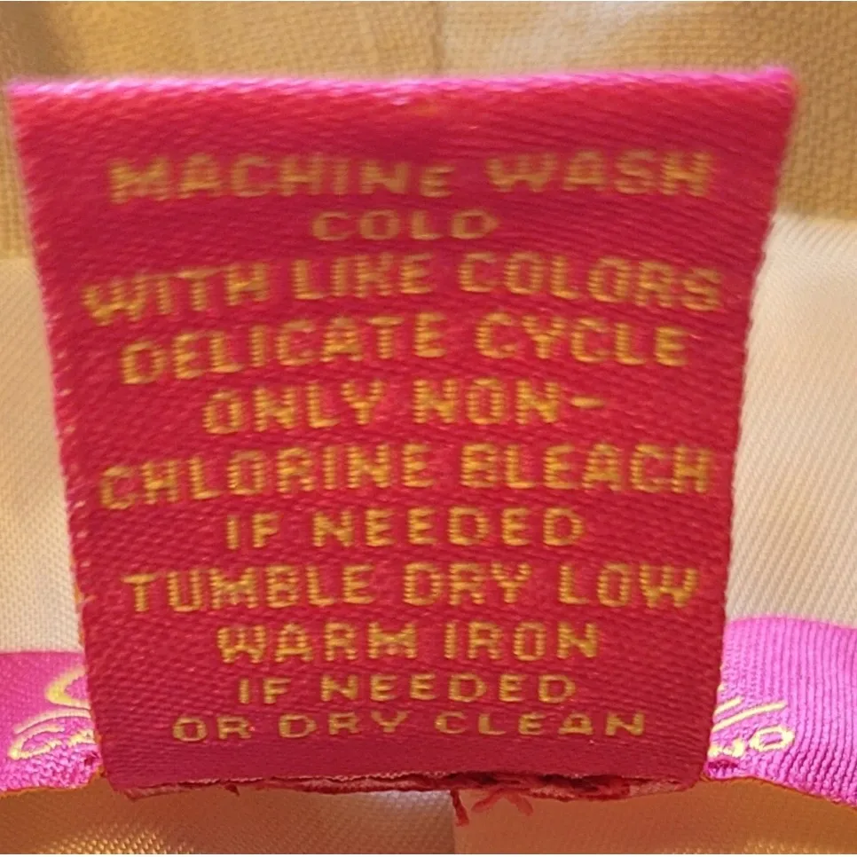 Catherine Malandrino 100% Linen Blazer Beige Open Front Fully Lined Size 14 - Image 6