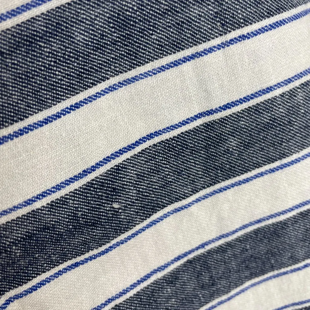 Madewell Striped Play Button Back Dress Small Shift Mini Blue White Casual Beach - Image 10