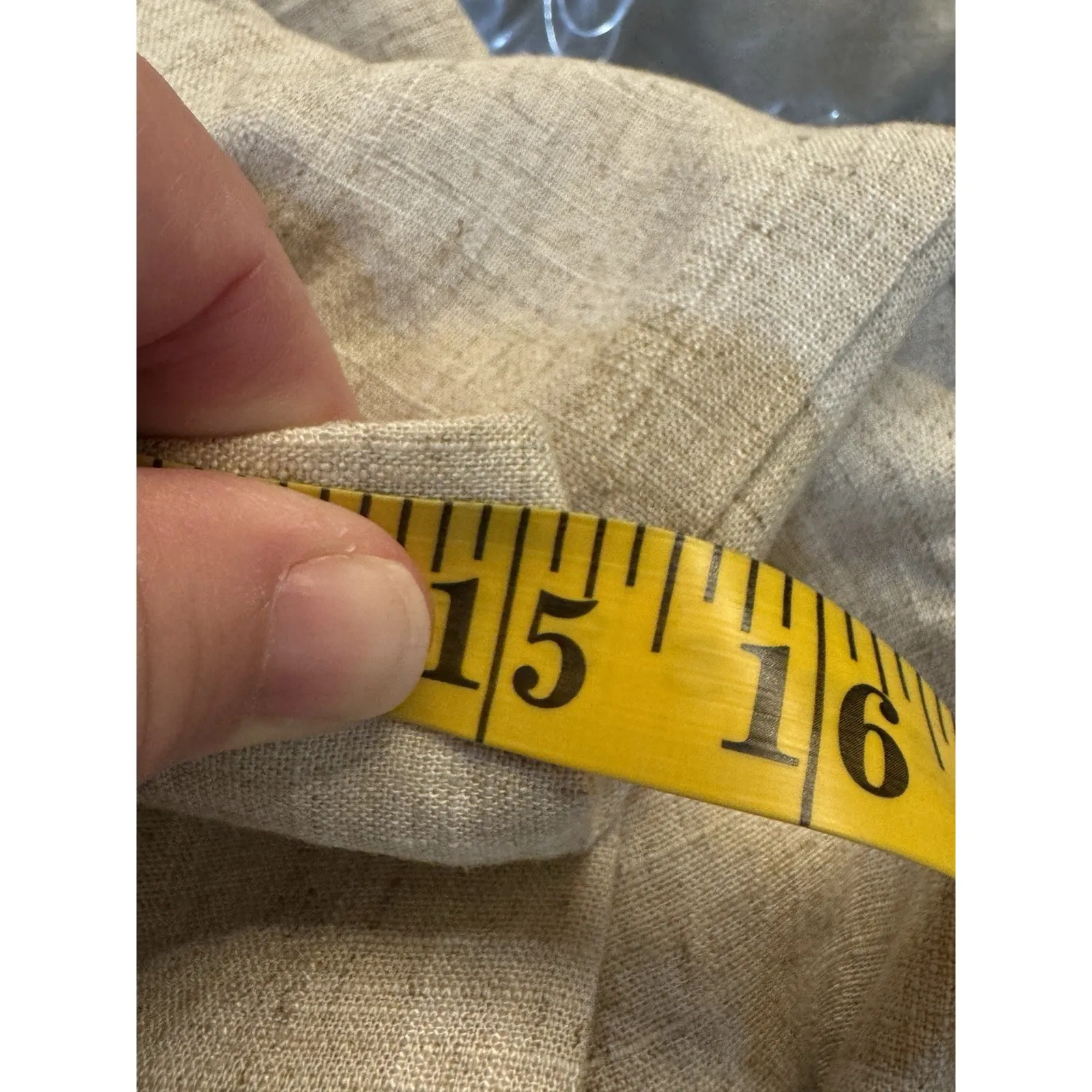 By Malene‎ Birger Women Cymbaria Pleated Wide Leg Pants Size 38 Natural Linen Tan - Image 14