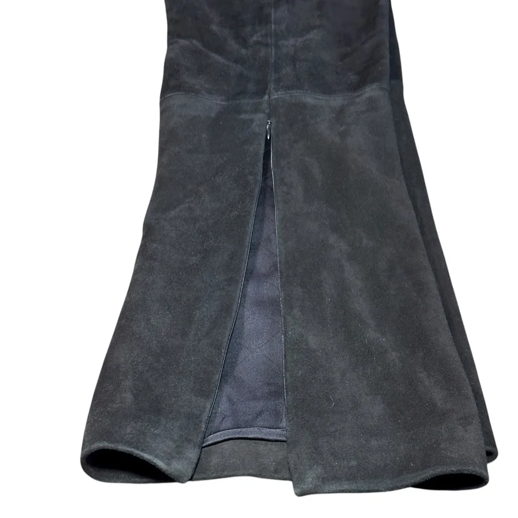 St. John Couture Black Suede Pants Sz 6 - Image 6