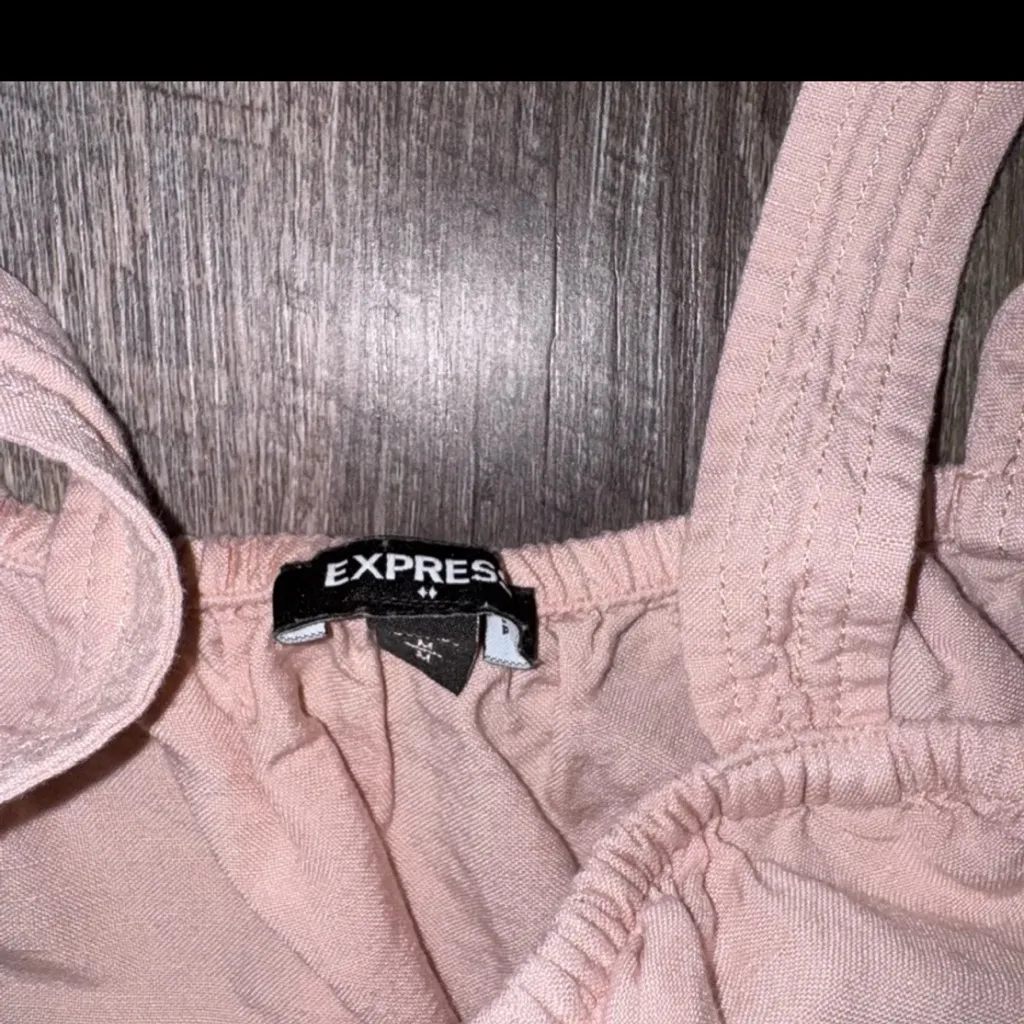 Express Blush Pink Strappy Top - Image 2