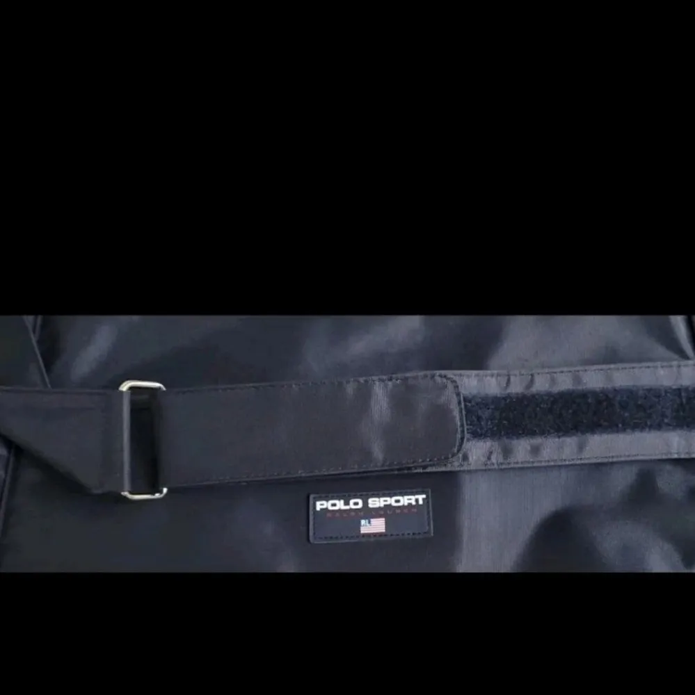 Ralph Lauren Polo Sport Crossbody Tote Bag Purse Vintage Blue - Image 5