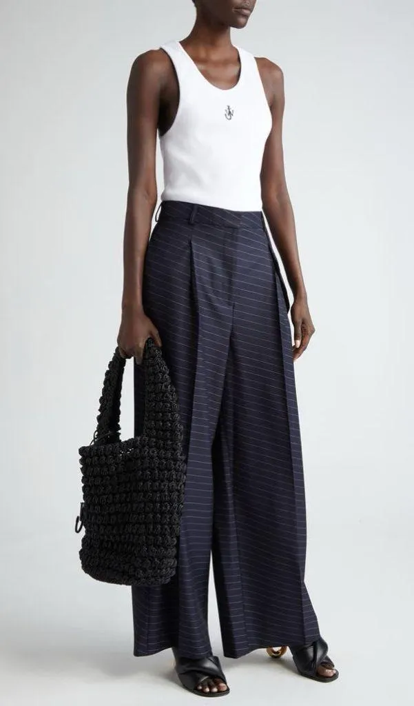 JW Anderson Anchor Logo Embroidered Tank Top M White Size M - Image 7