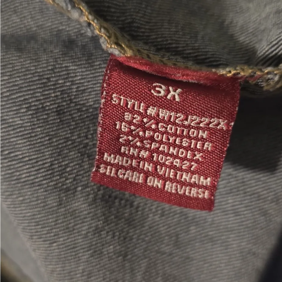 Wax Jeans Blue Denim Vest Size 3X - Image 13