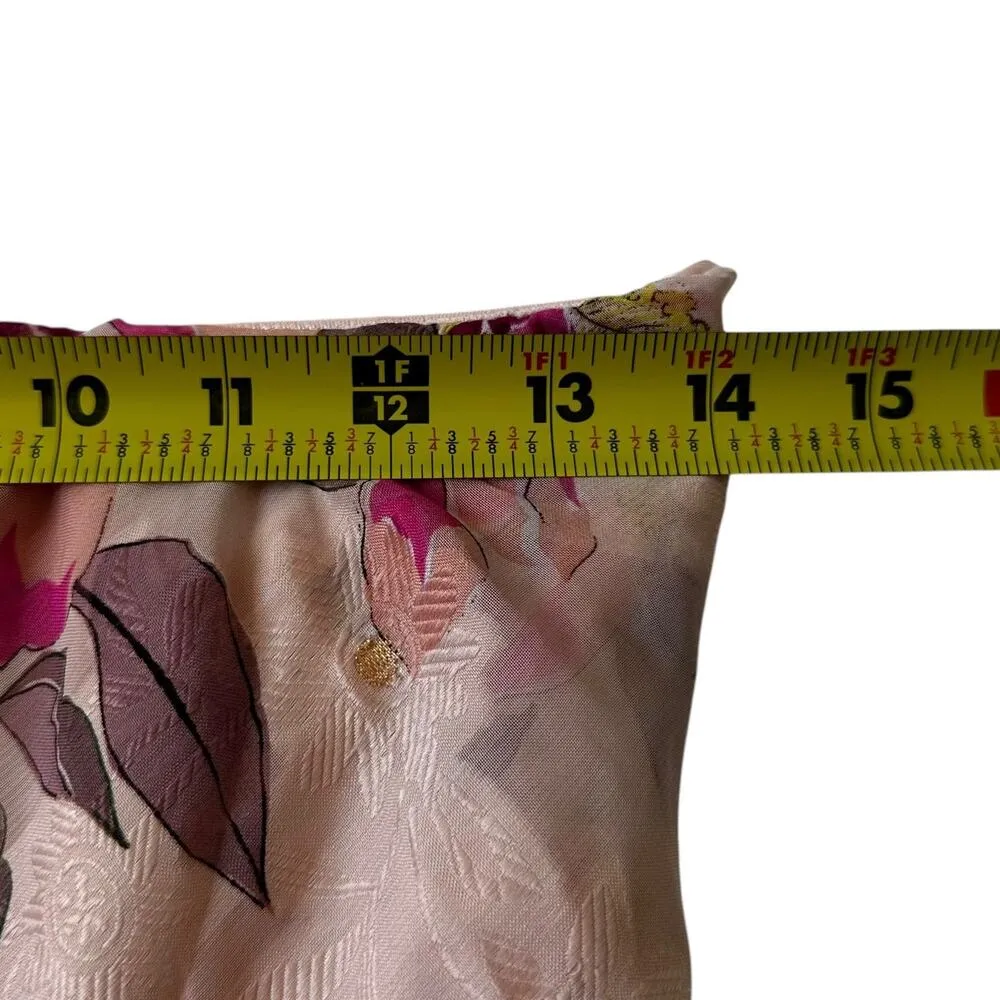 Lulus Pink Floral Lined Tiered A - Image 5