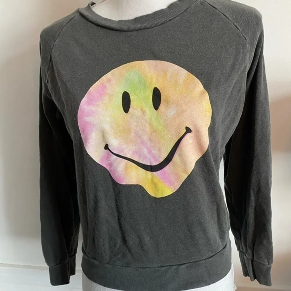 Wildfox • Psychedelic Smiley Face Sweatshirt - Image 4