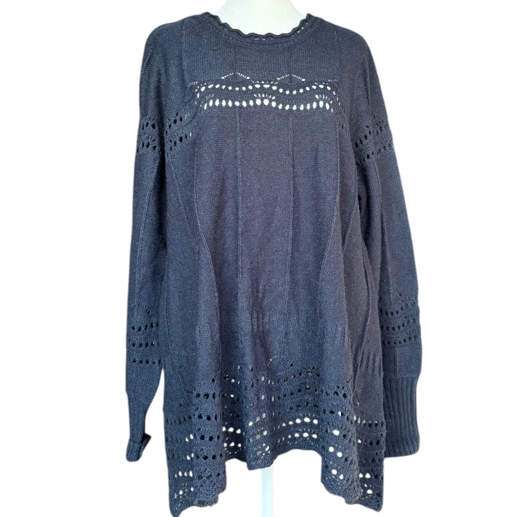NWT Vintage America Blue Sweater Sz XL - Image 2