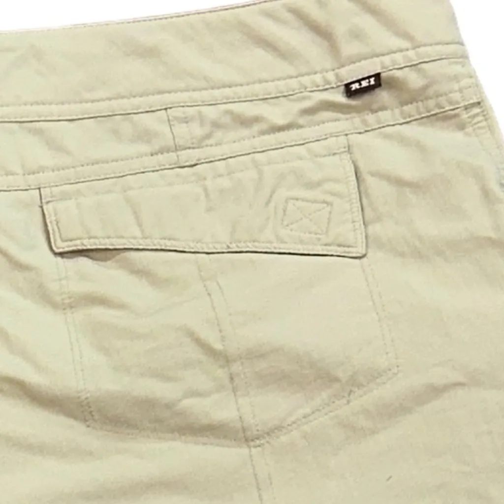 REI Khaki Cargo 9" Shorts Size‎ 16 Outdoors Hiking Lightweight Summer - Image 6