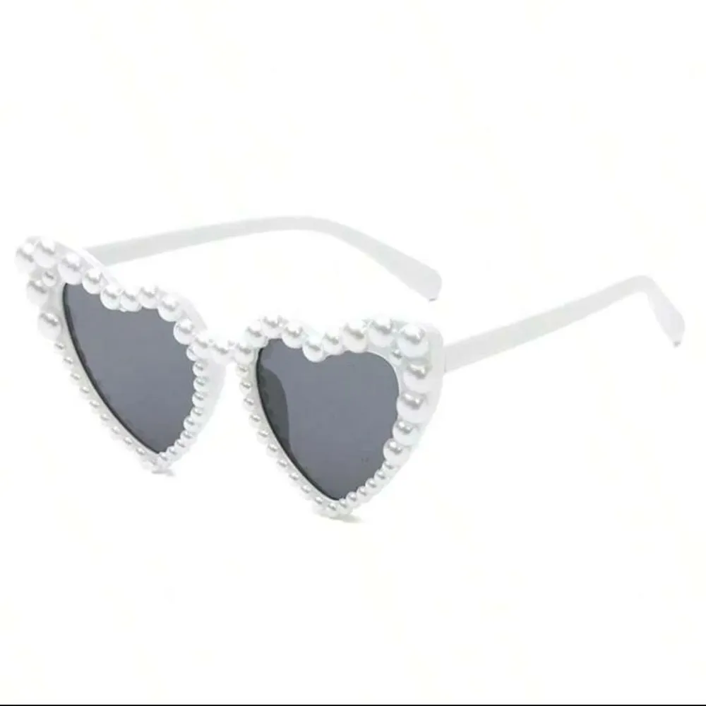 Heart sunglasses White - Image 2