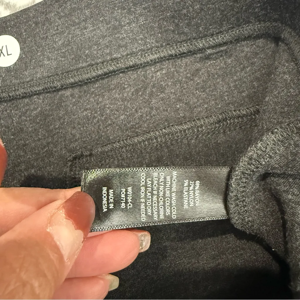 Betabrand Women's‎ Classic Bootcut Dress Yoga Pants Gray XL Stretch W0104-CL - Image 6