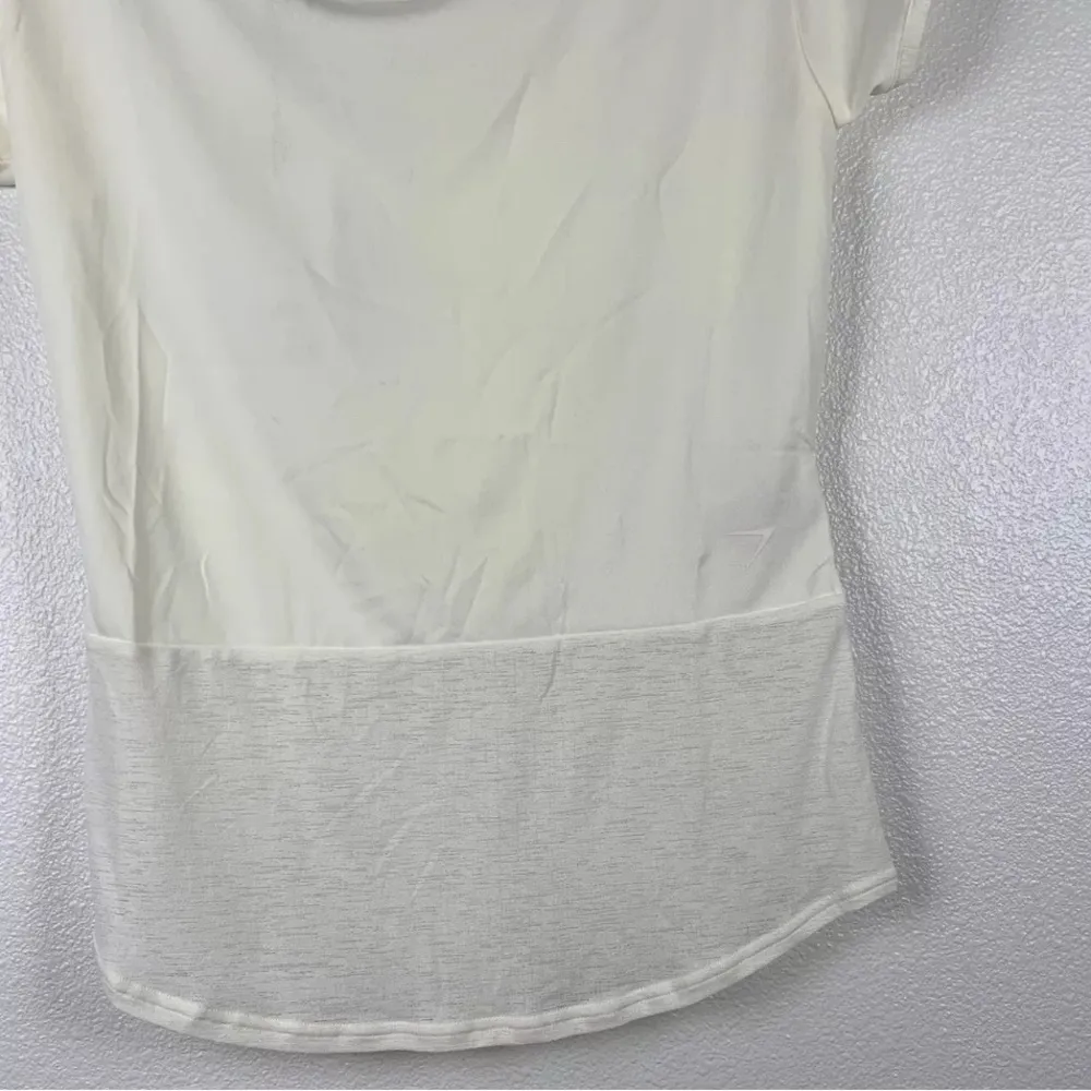 Gymshark Womens Whitney Longline Lightweight Tee Shirt White Sz XS NWT‎ - Image 4