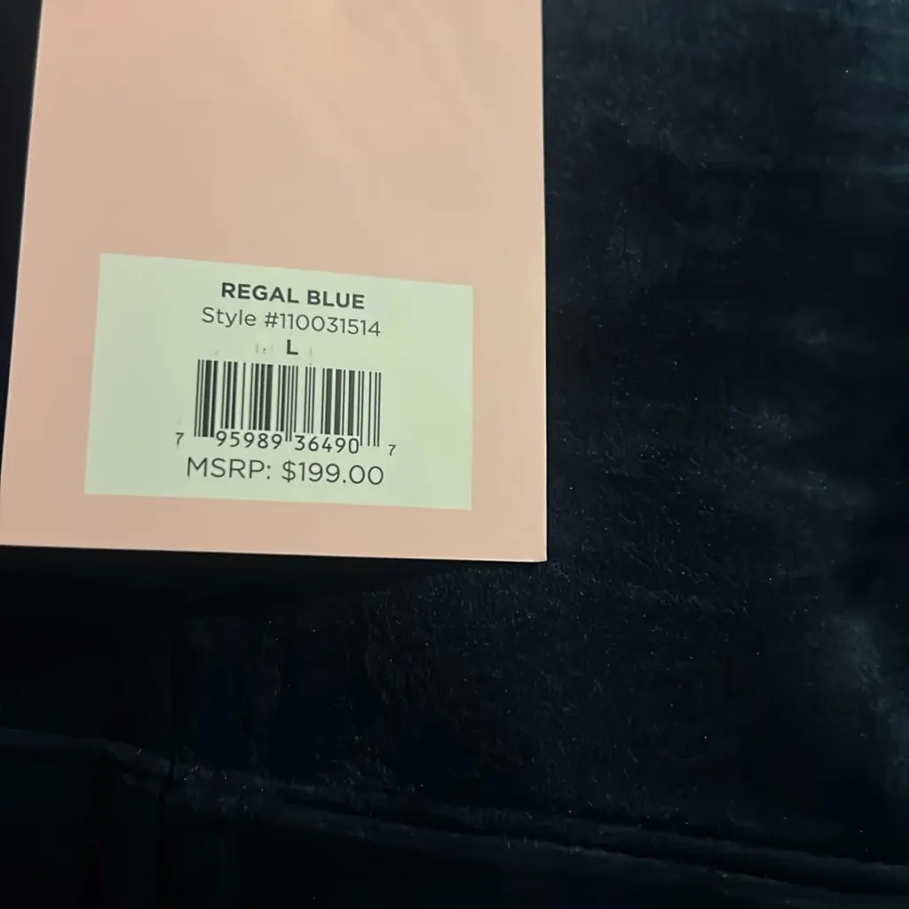 Juicy Couture Black Velour Tracksuit sweat suit sets velvet crystal embroidery - Image 6