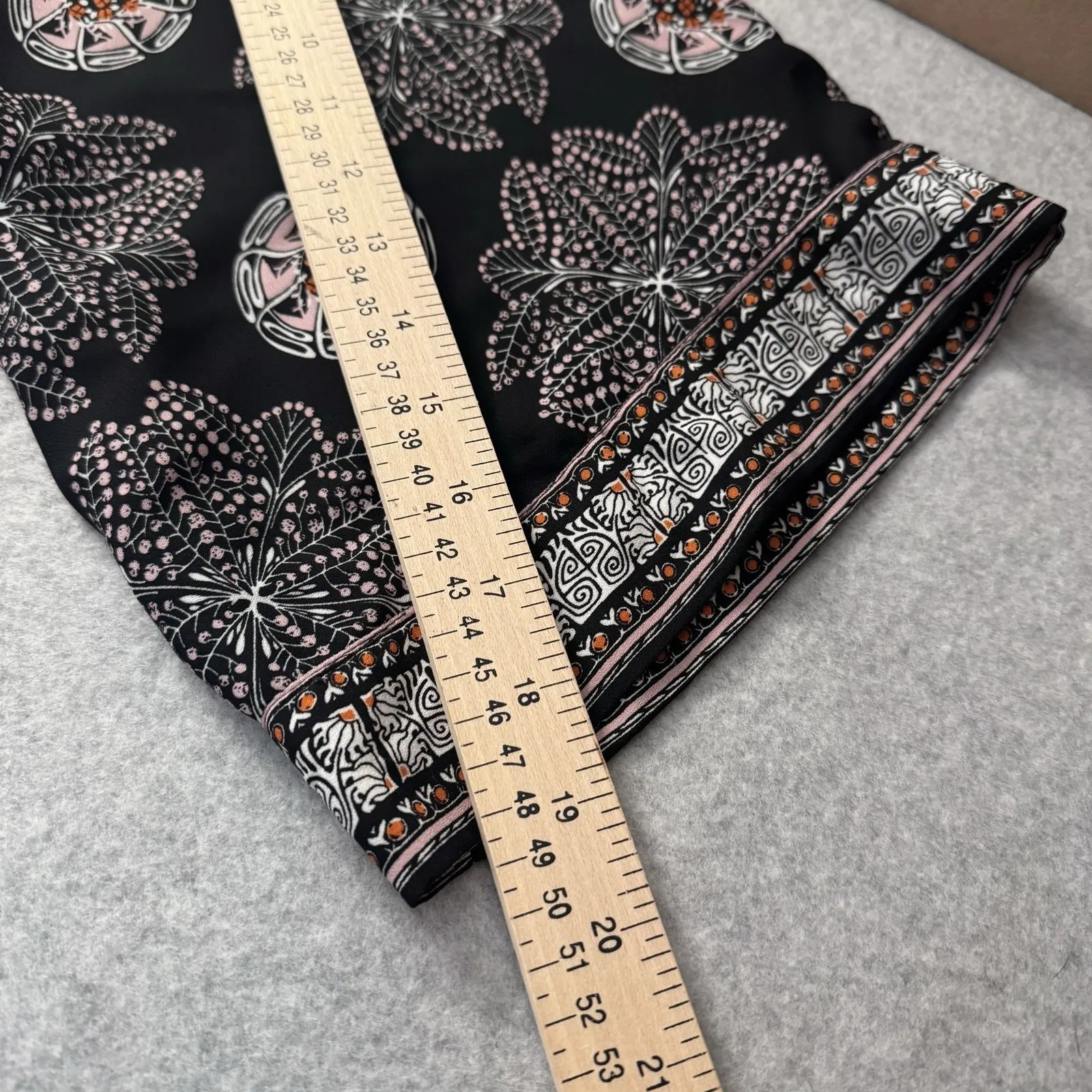 Max Studio Kimono Cardigan Womens Medium Black Pink Boho Polyester Whimsigoth - Image 14