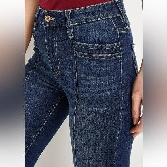 Maurice's KanCan High Rise Skinny Jeans Stretch Dark Wash Women's Size 24x29 New Blue - Image 8