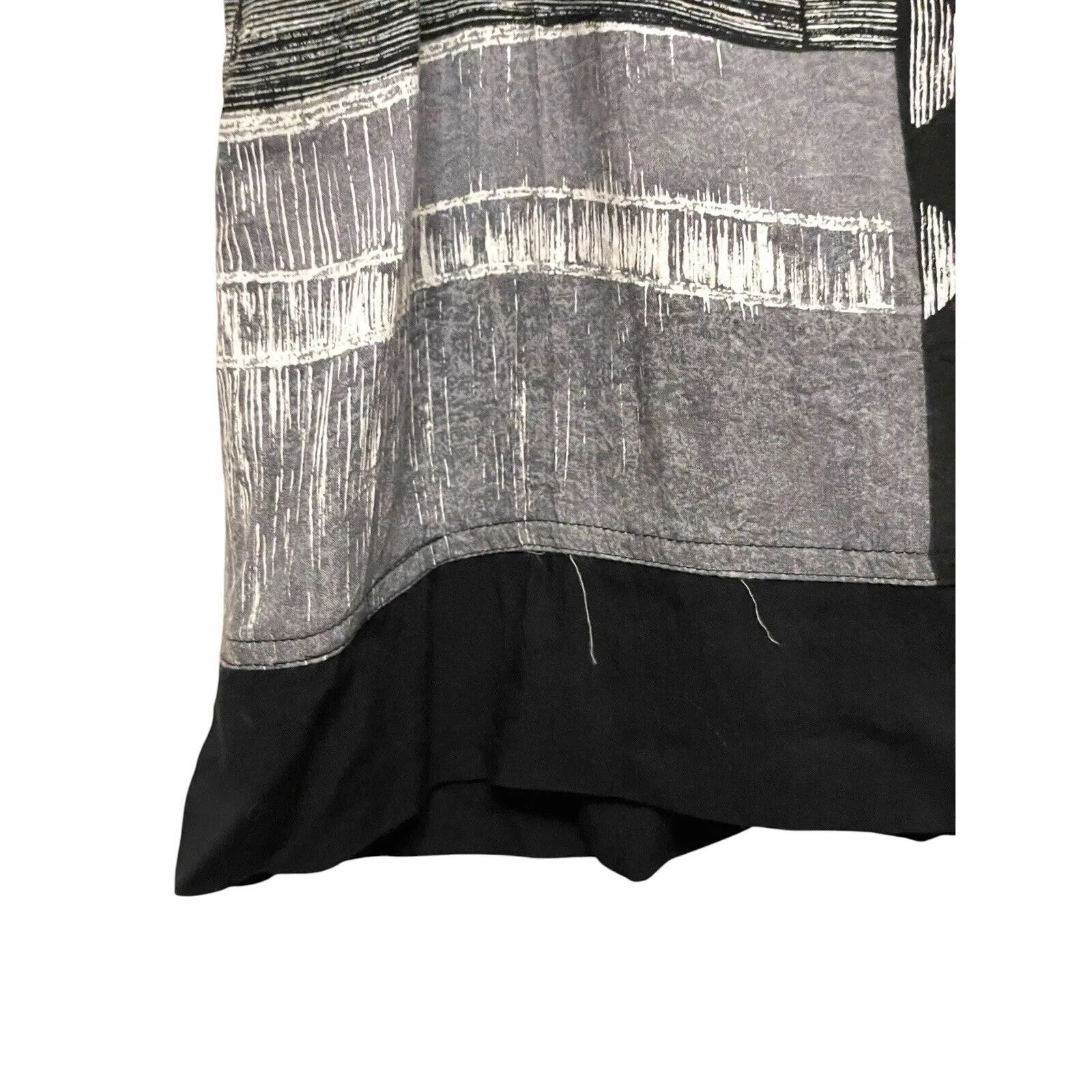 Vintage Jams World Nori Tank Top Women Size Large Black White Arty‎ Tribal Boho - Image 6