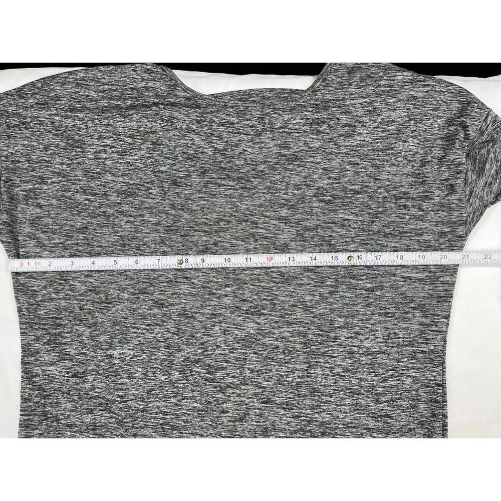 Danskin SKU 7683 Womens Heathered Gray Long Sleeve Top Size S - Image 3