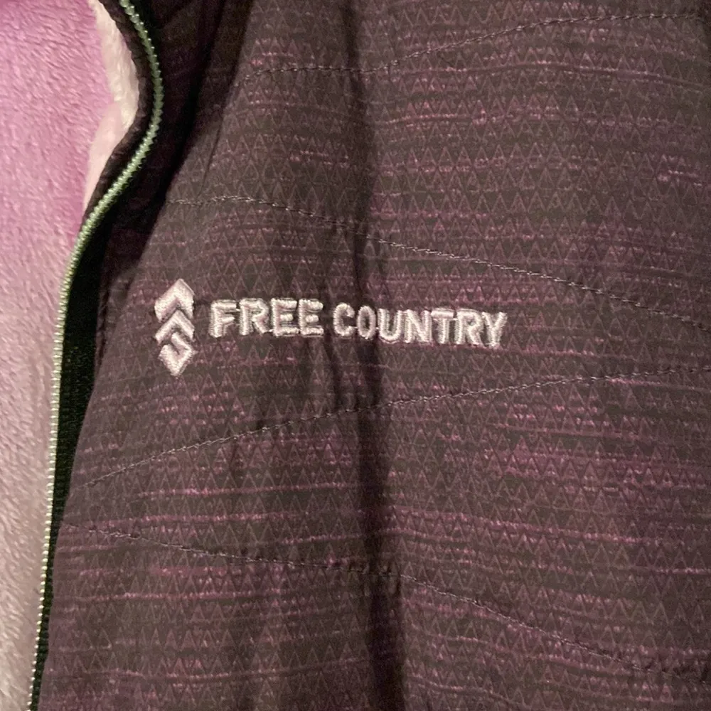 Free Country Women Vest size L  so beautiful vest can be worn on both side - Image 2