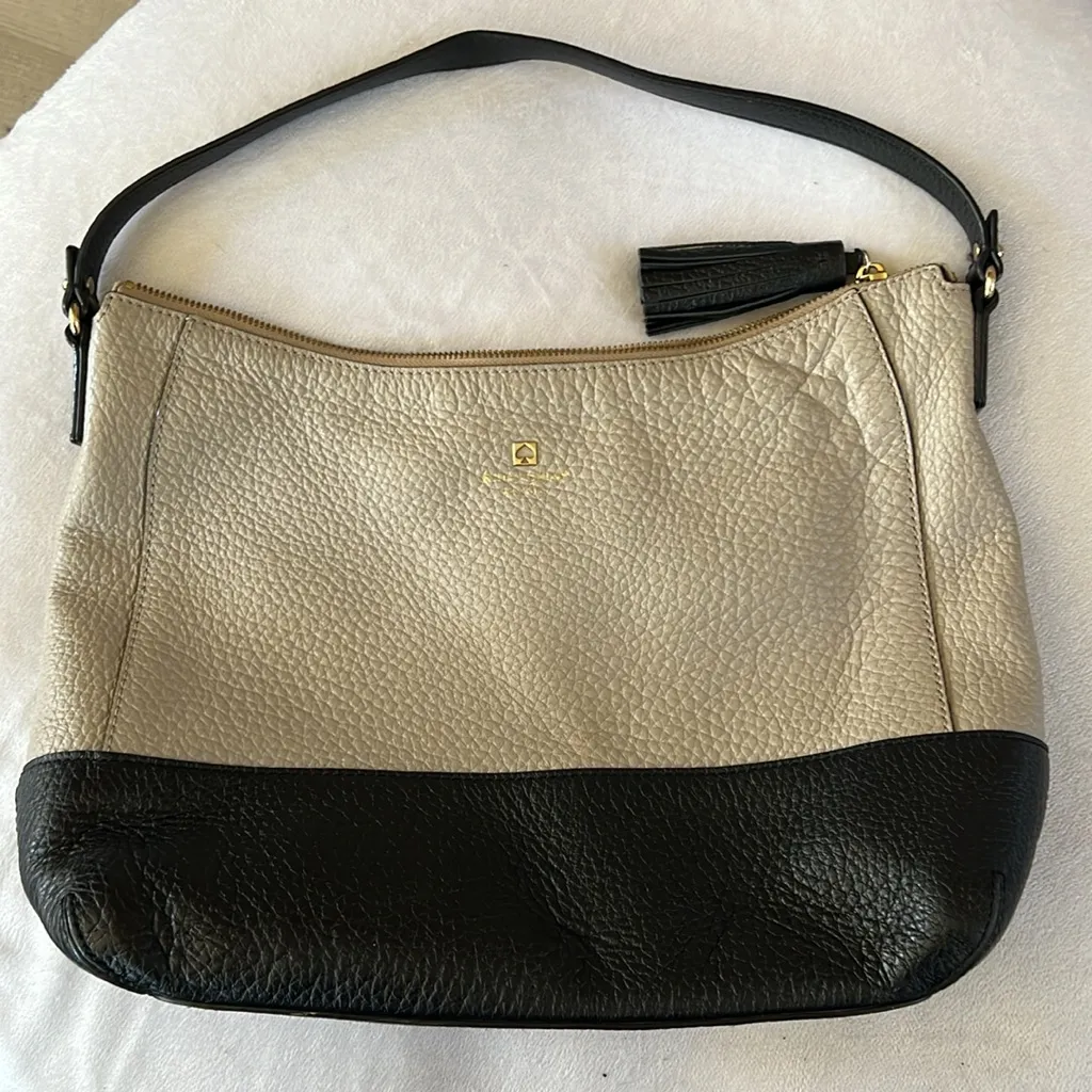 Kate Spade shoulder purse grey and black - Image 8