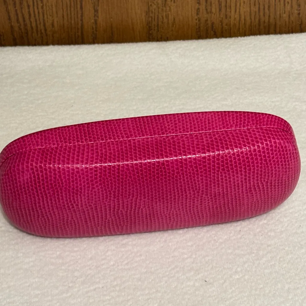 Lilly Pulitzer Pink Print Design Glasses Eyeglasses Sunglasses Case Hard Shell - Image 2