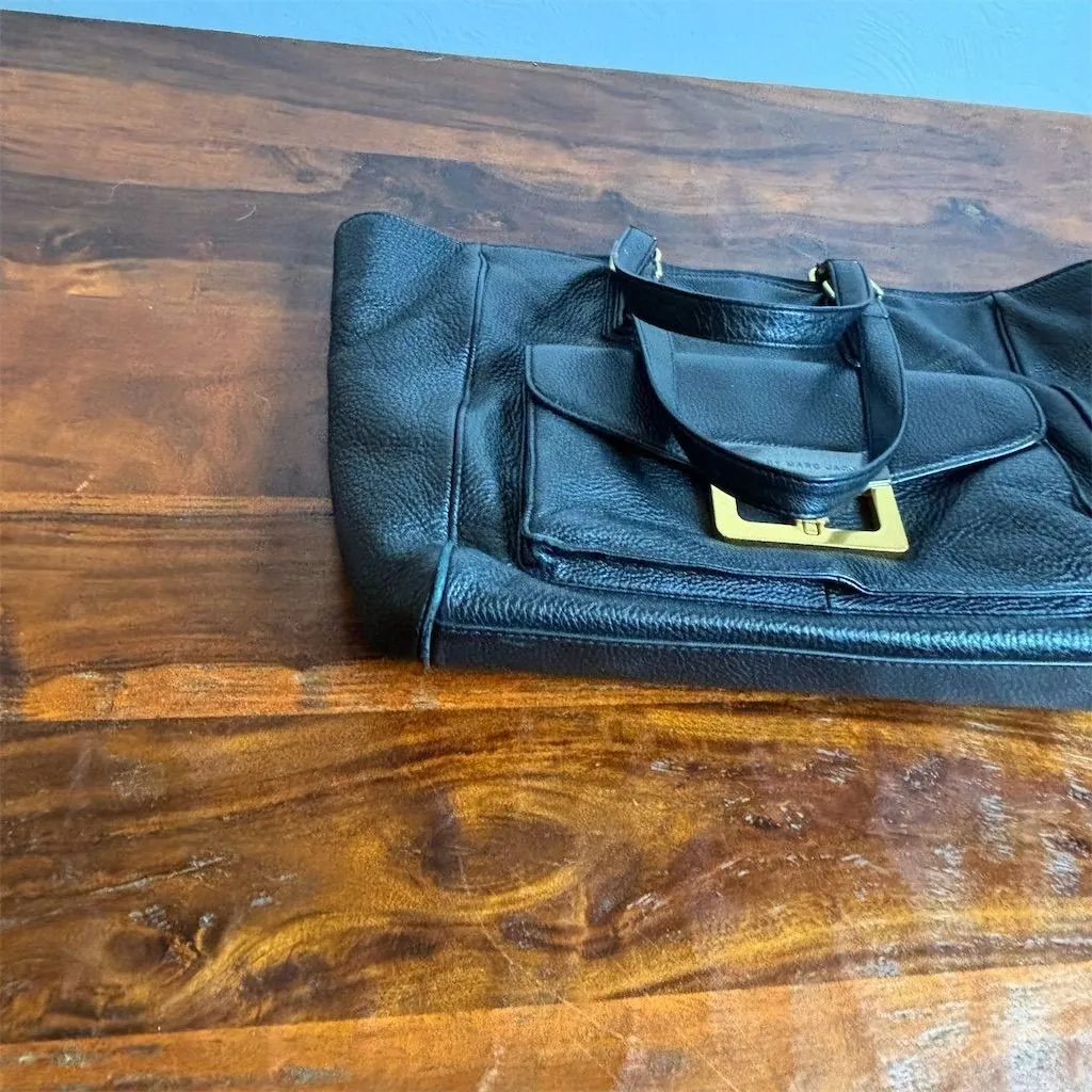 Marc by Marc Jacobs Bianca Hayley Black Tote Bag Gold Hardware - Image 12