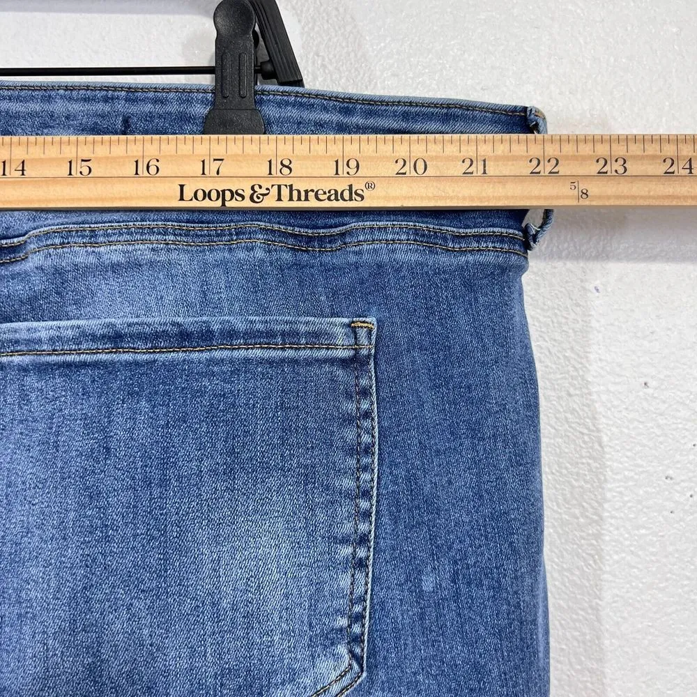 NYDJ Alina Legging Womens 22  Lift X Tuck Technology Stretch Blue Comfort Casual - Image 6