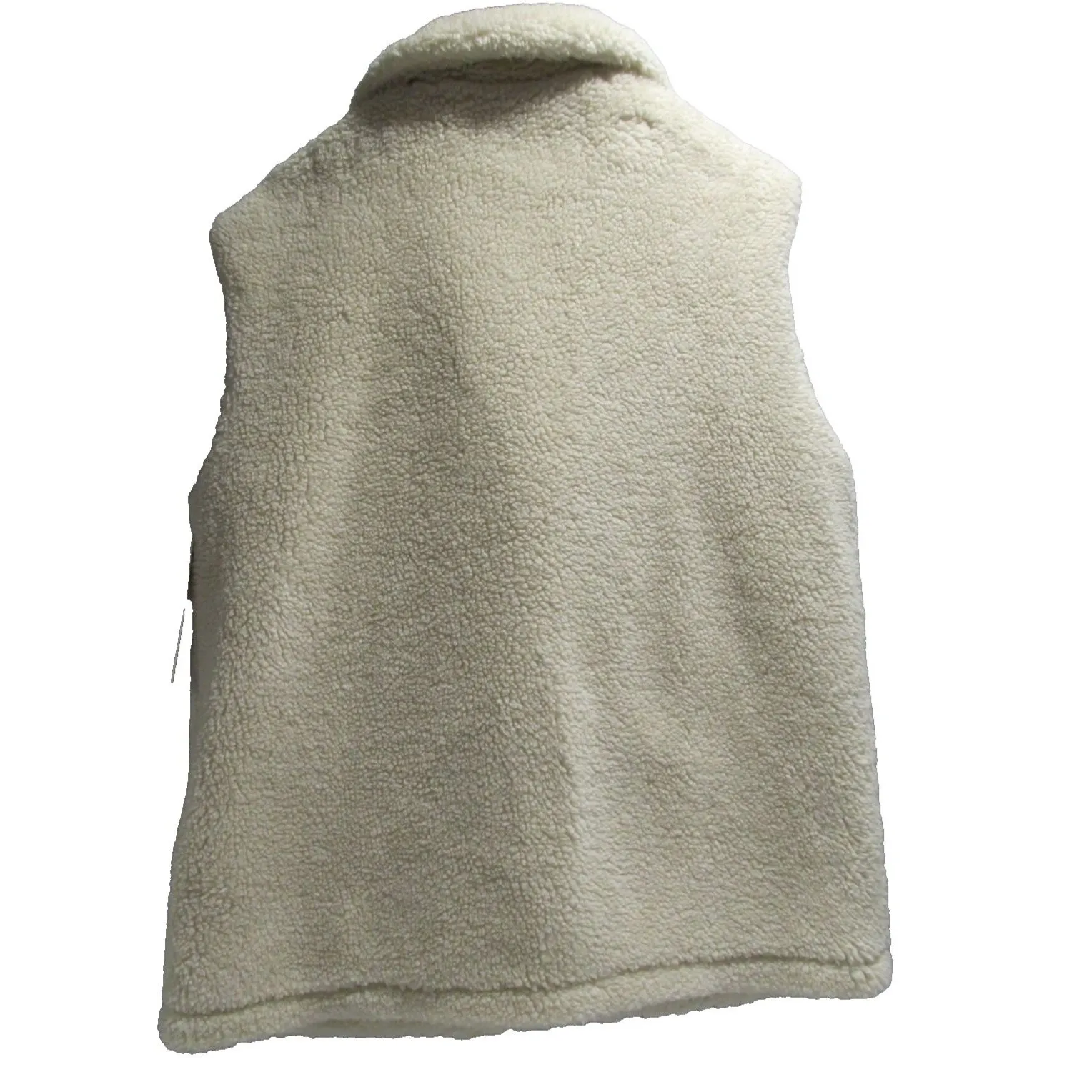 Calvin Klein Jeans Women's Snap-Front Shirt-Style Sherpa Vest – Chalk – NWT - Image 5