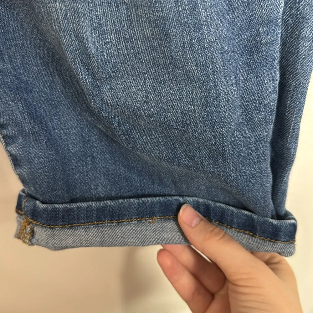 Judy Blue Ankle Cropped Distressed Ripped Stretchy Capri Fit Jeans cuffed sz 20W - Image 10