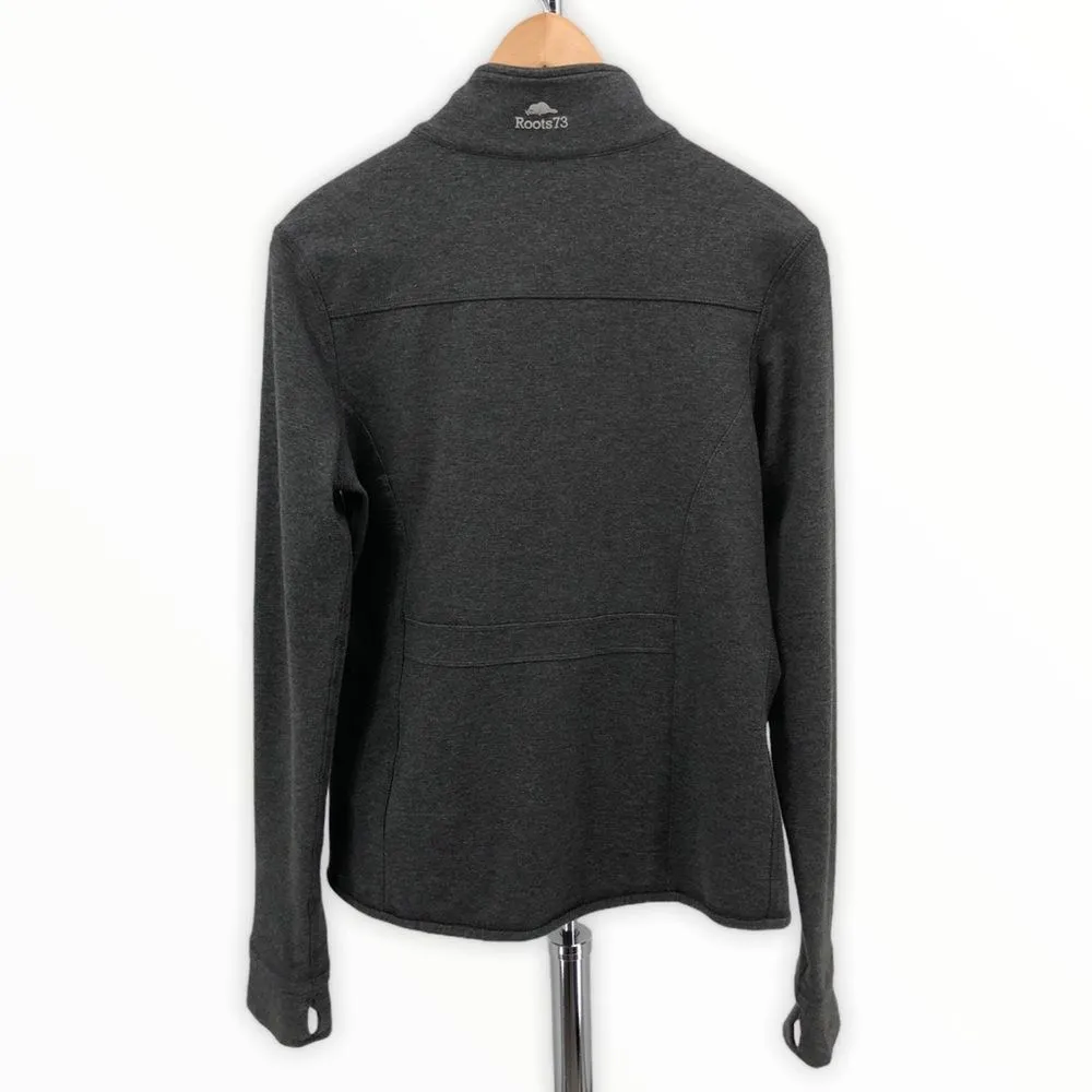 Roots 73 Edenvale Women’s Grey Knit Zippered Jacket - Image 9