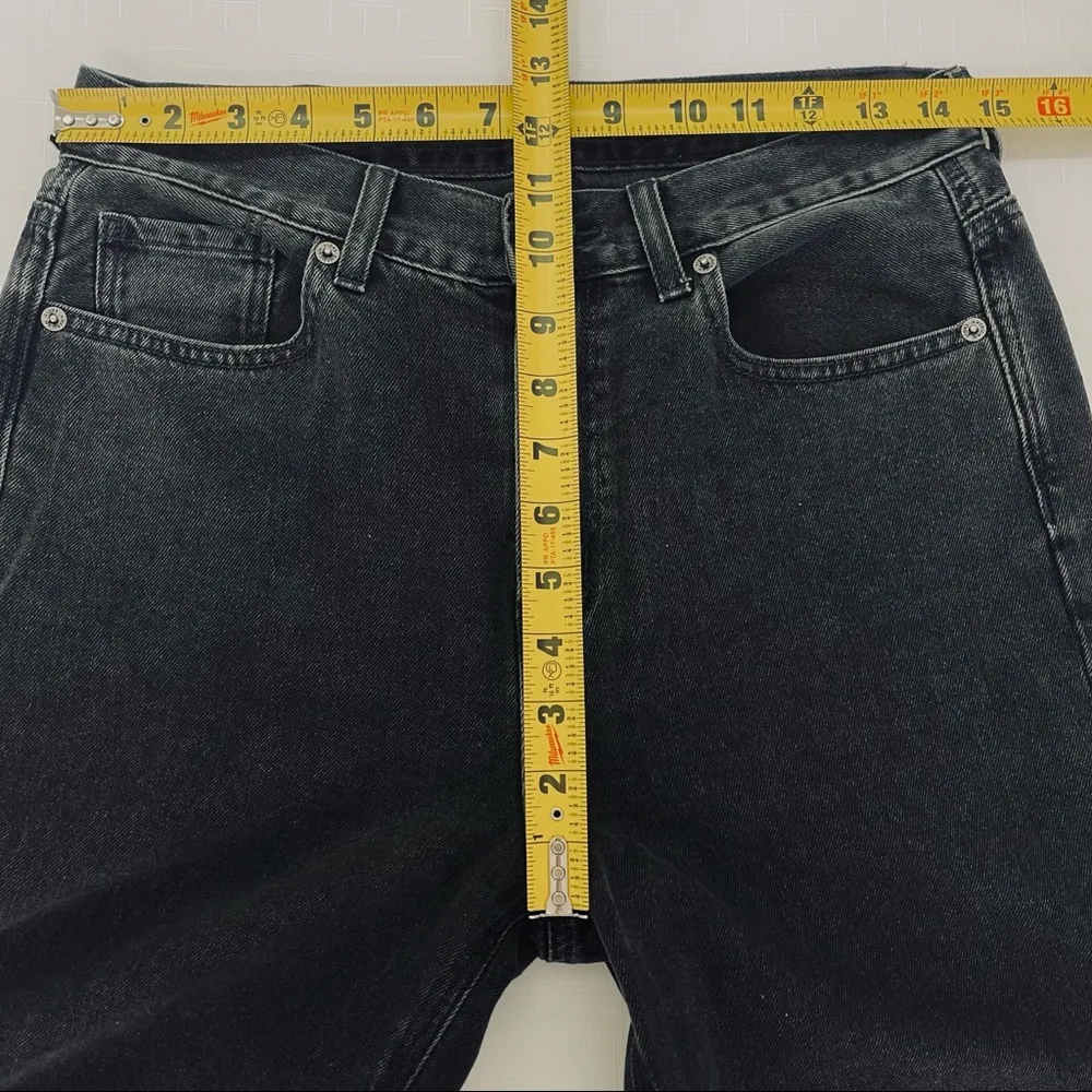 AMERICAN EAGLE OUTFITTERS Jeans Black straight leg jeans MOM jeans 4 long Black - Image 7