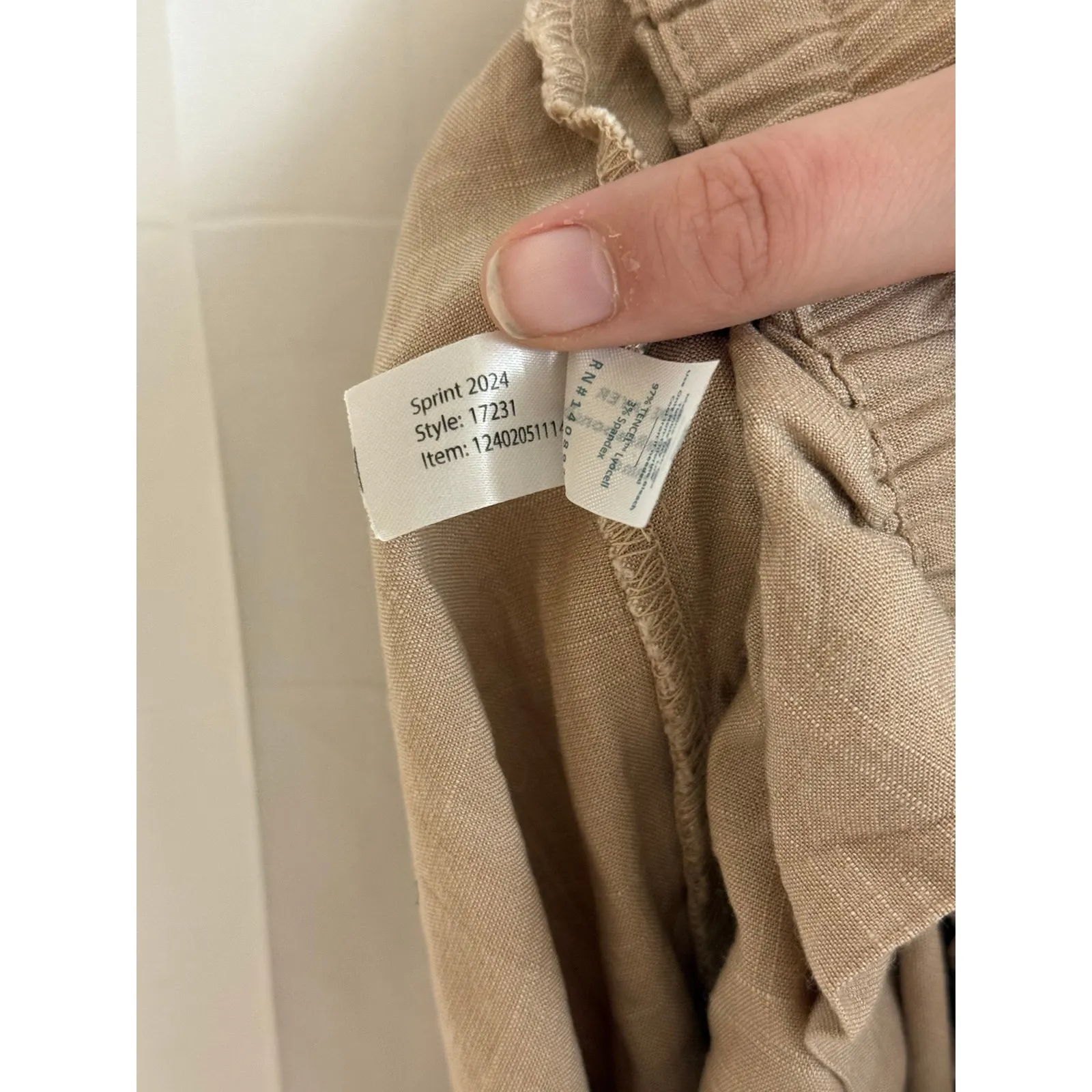 Marine Layer Allison trousers size M tencel lyocell - Image 3