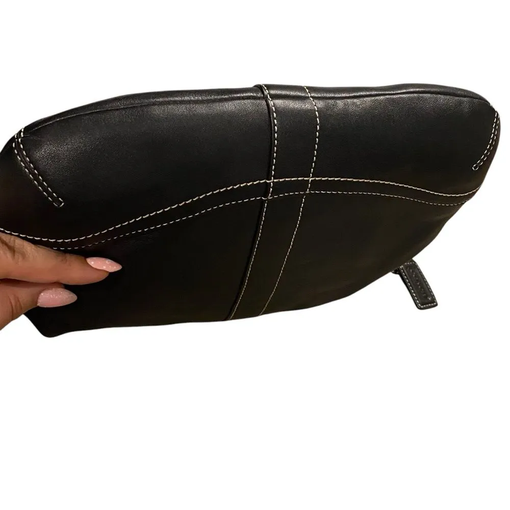 Coach Convertible Soho Slim Buckle Shoulder Bag‎ Black Soft Leather Duffel New - Image 9