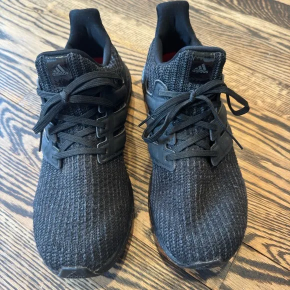 Adidas  Women’s All Black Ultraboosts - Image 2