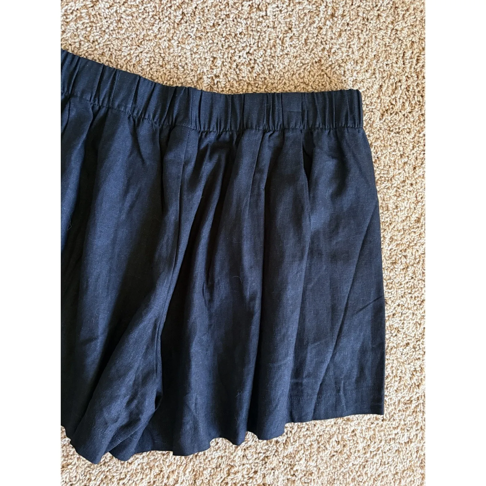 Scoop‎ Classic Black Linen Blend Pull On Casual Skort Womens XL 16 - Image 8